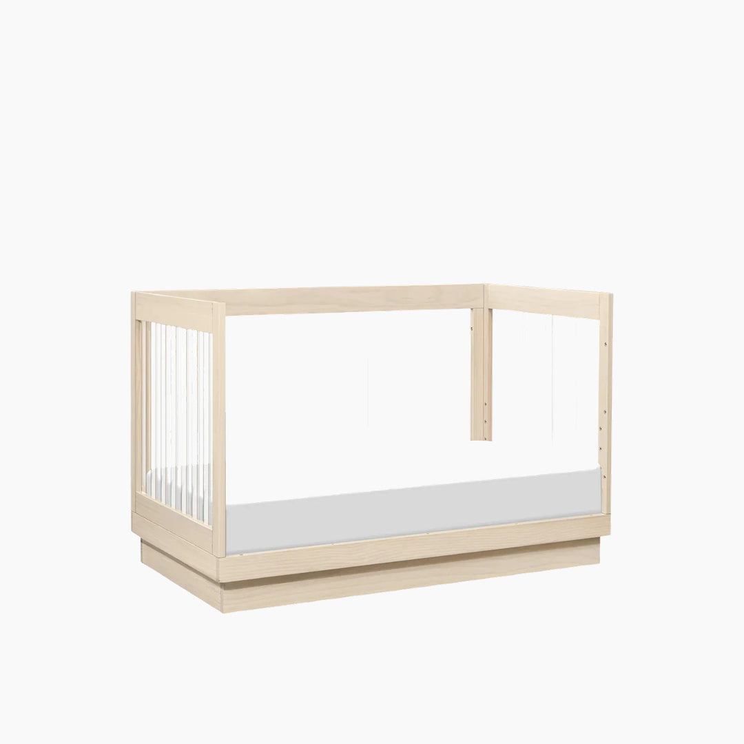 Babyletto Harlow Acrylic 3-in-1 convertible crib in Washed Natural
