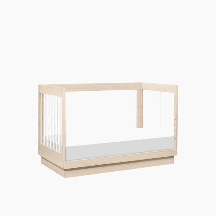 Babyletto Harlow Acrylic 3-in-1 convertible crib in Washed Natural