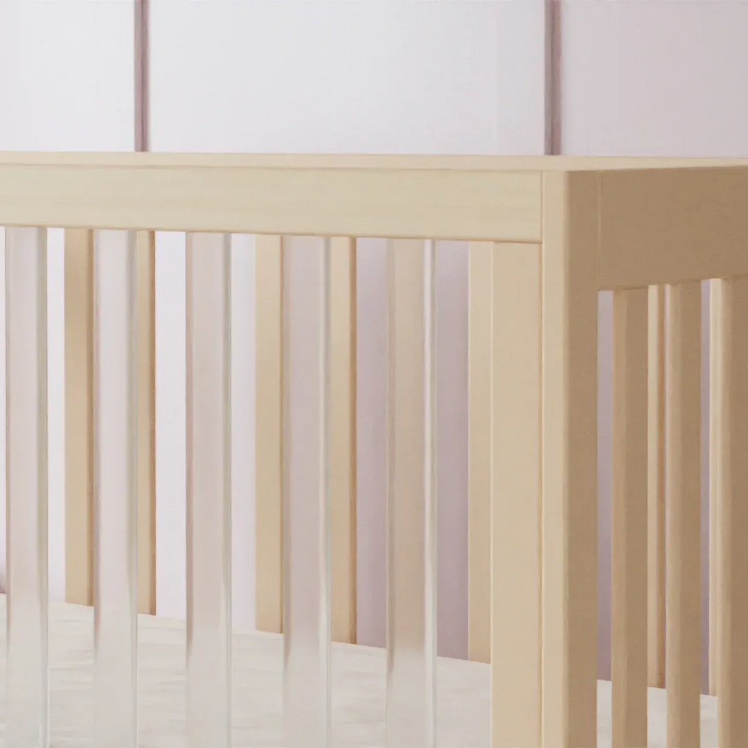 Babyletto Harlow acrylic 3-in-1 convertible crib in washed natural