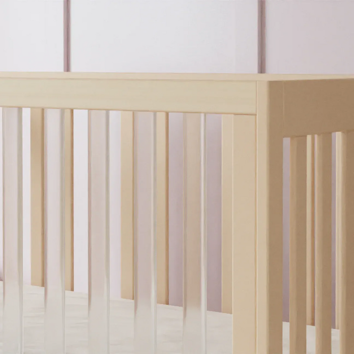 Babyletto Harlow acrylic 3-in-1 convertible crib in washed natural