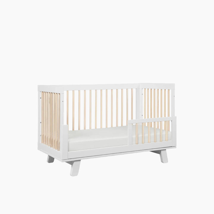 Babyletto Hudson 3-in-1 convertible crib in White/Washed Natural finish