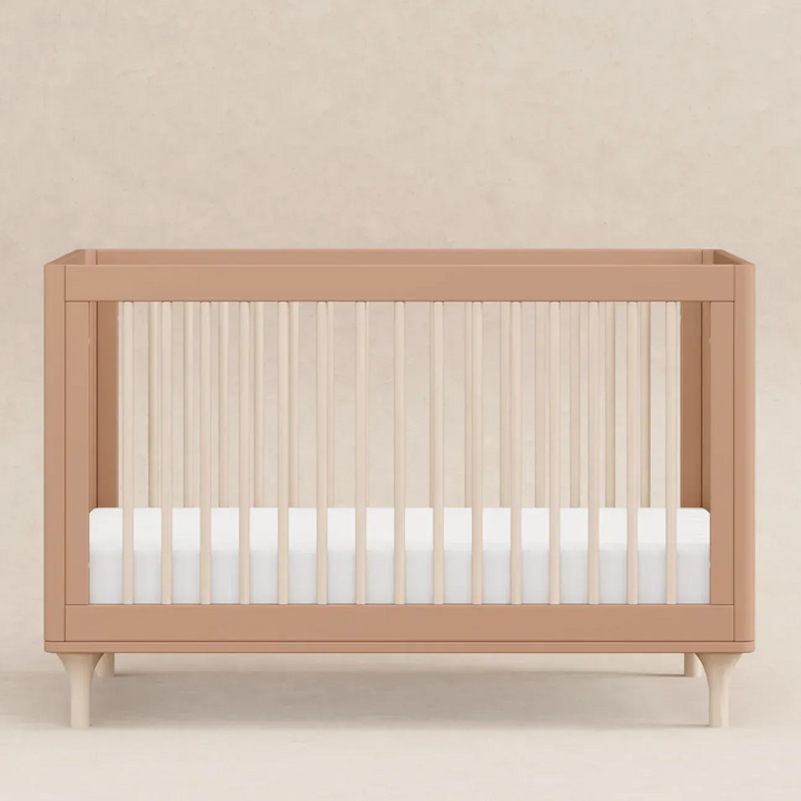 Babyletto Lolly 3-in-1 convertible crib in Canyon and Washed Natural