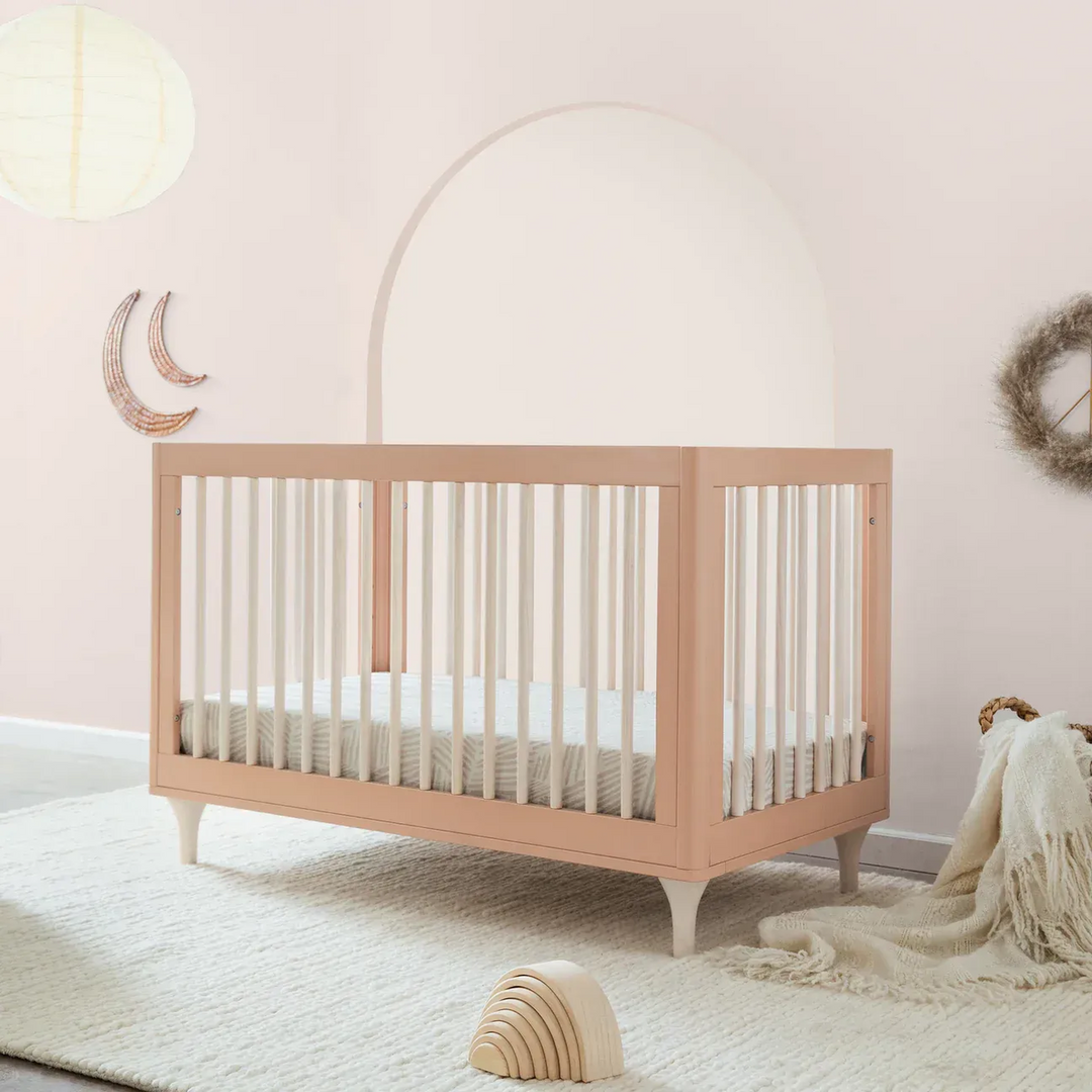 Babyletto Lolly 3-in-1 convertible crib in Canyon and Washed Natural finish