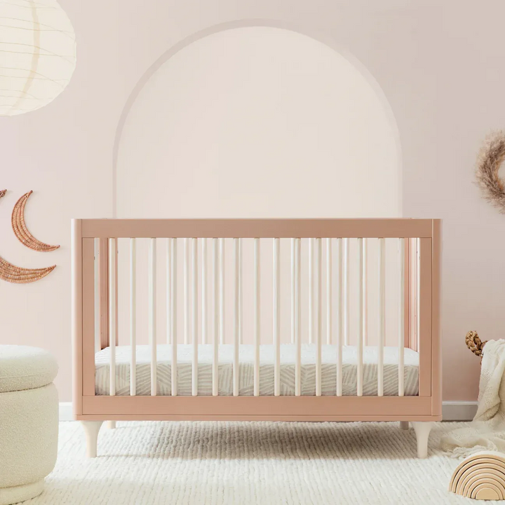 Babyletto Lolly 3-in-1 convertible crib in Canyon and Washed Natural