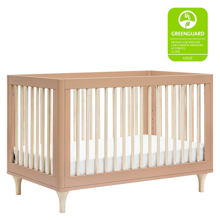 Babyletto Lolly 3-in-1 convertible crib in Canyon and Washed Natural