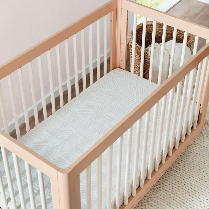 Babyletto Lolly 3-in-1 convertible crib in Canyon and Washed Natural