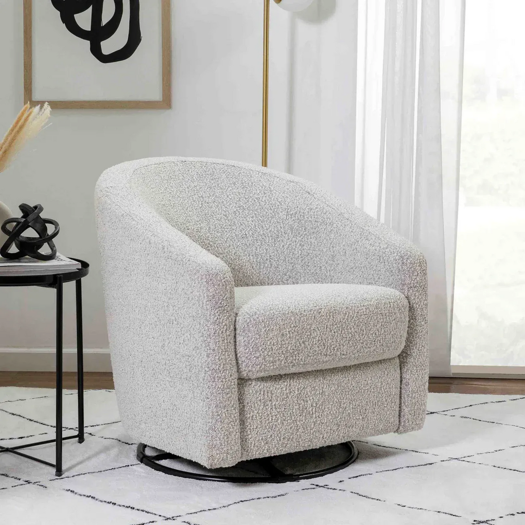 Babyletto Madison Boucle swivel glider