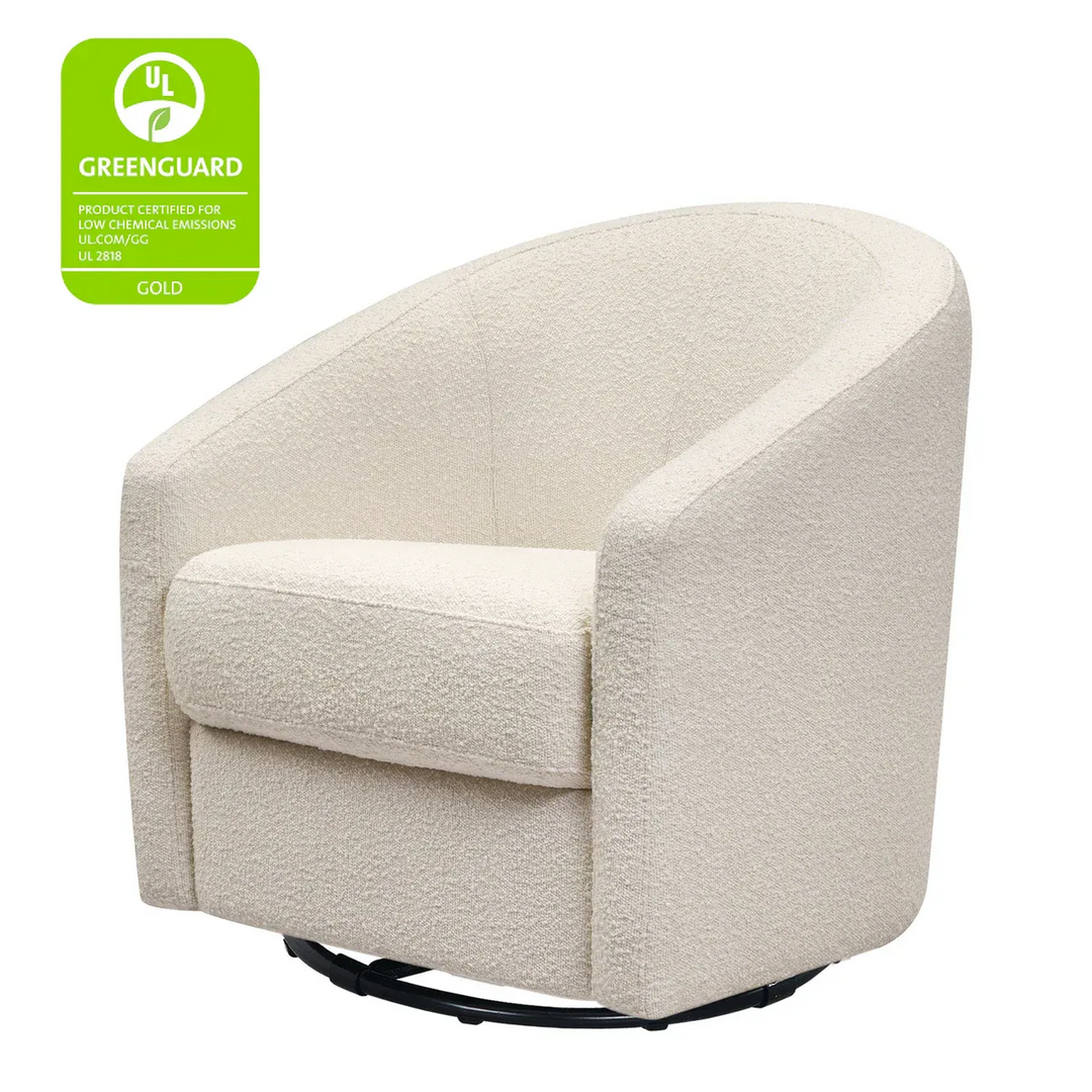 Babyletto Madison swivel glider in boucle