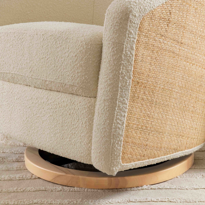 Babyletto Madison Boucle swivel glider