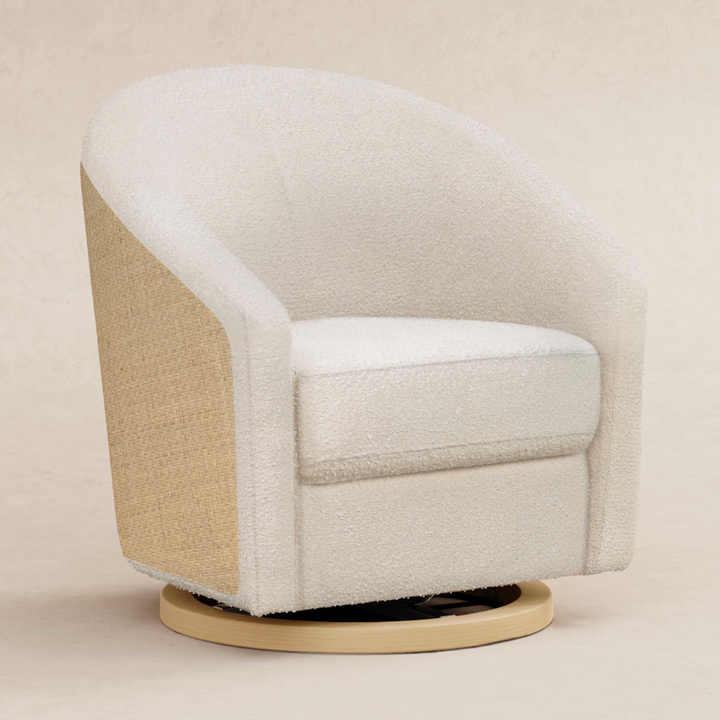 Babyletto Madison swivel glider in boucle