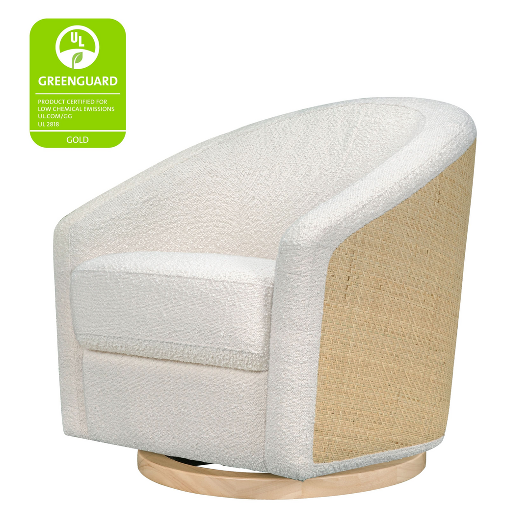 Babyletto Madison swivel glider in boucle