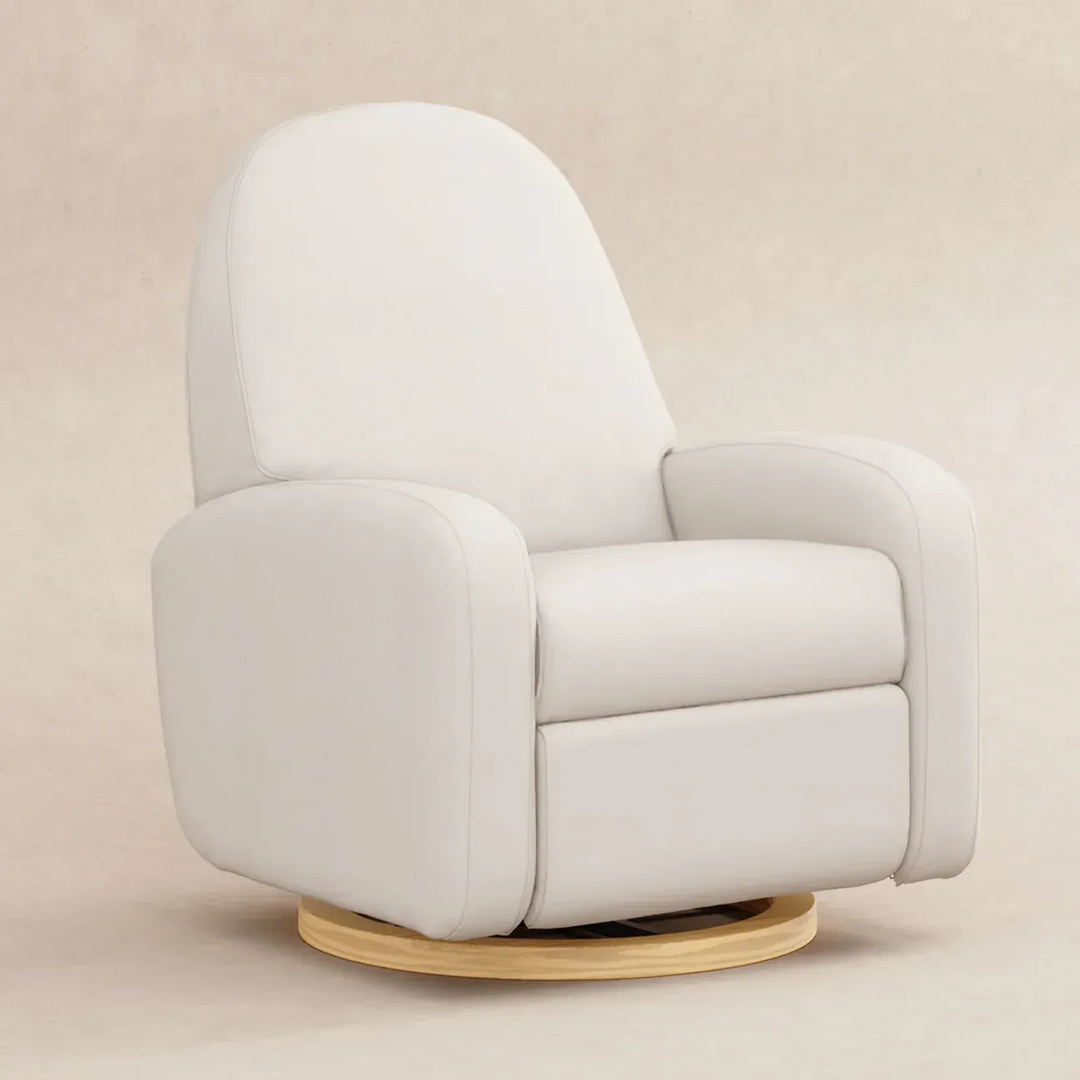Babyletto Nami electronic recliner and swivel glider in Eco-Performance Fabric