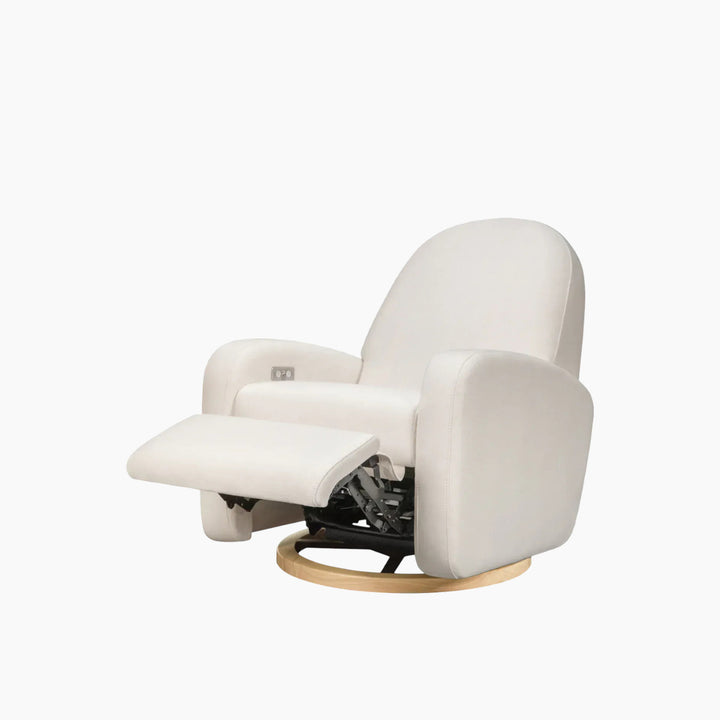 Babyletto Nami electronic recliner and swivel glider in Eco-Performance Fabric