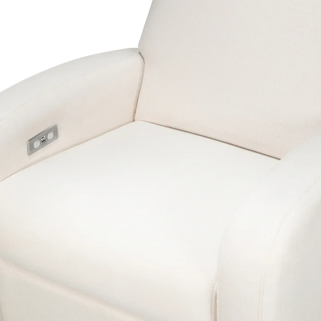 Babyletto Nami electronic recliner and swivel glider in Eco-Performance Fabric