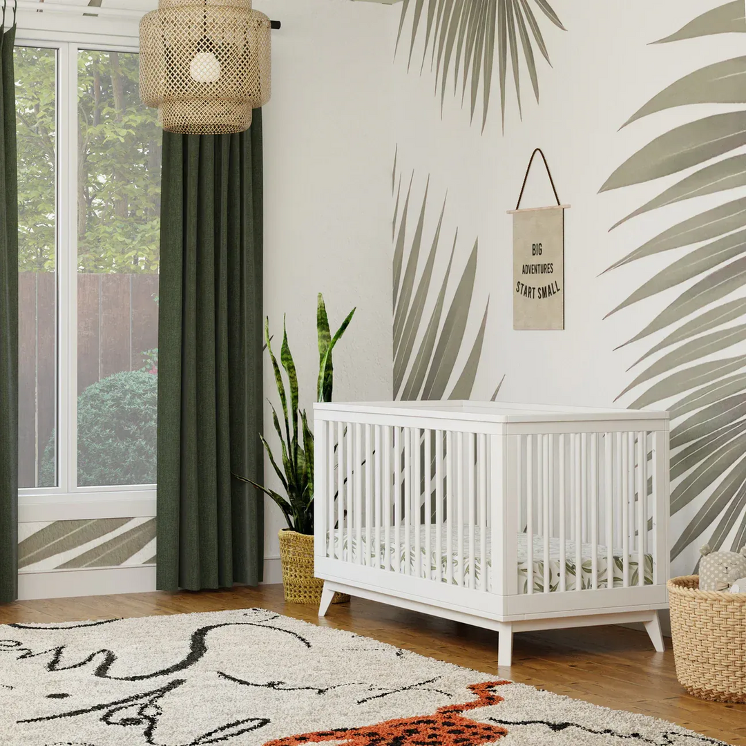 Babyletto Scoot 3-in-1 convertible crib in white