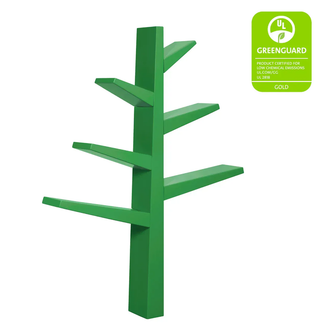 Babyletto Spruce Tree Bookcase crafted from sustainable New Zealand Pine Wood