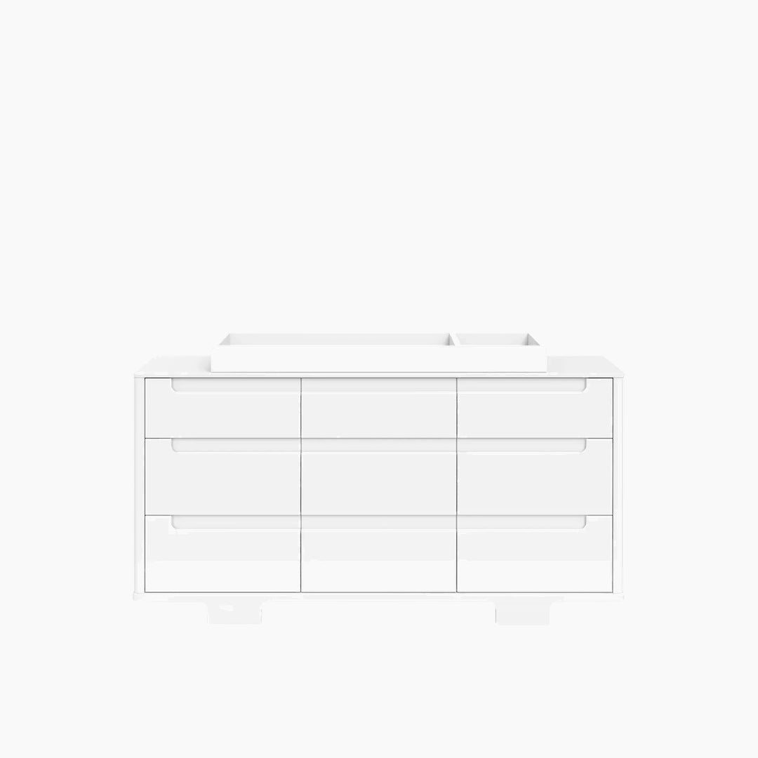 Babyletto Yuzu 9-drawer assembled dresser in white