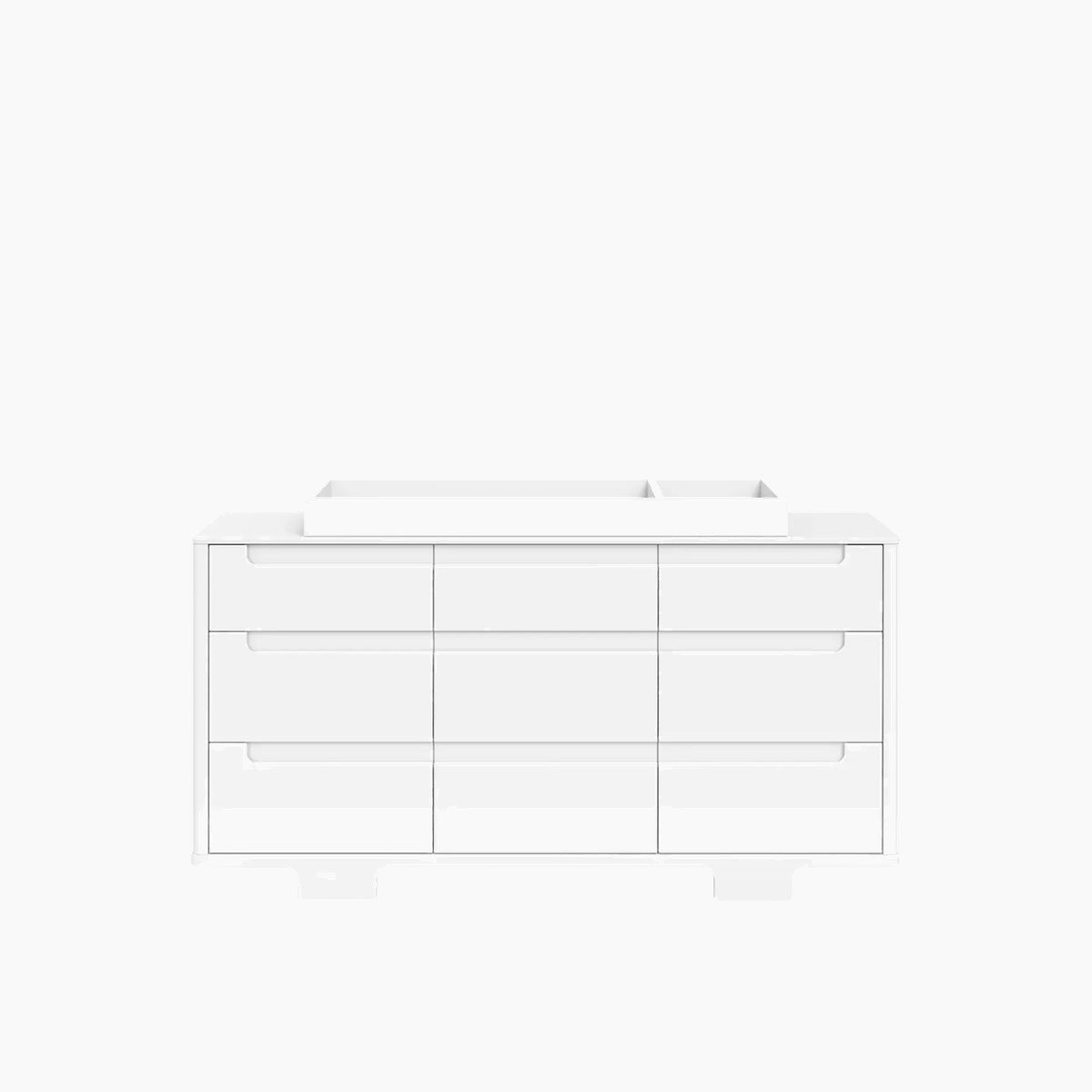 Babyletto Yuzu 9-drawer assembled dresser in white
