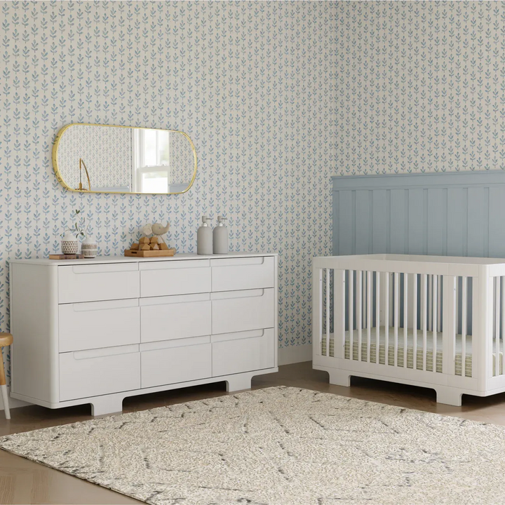 Babyletto Yuzu 9-drawer assembled dresser in white