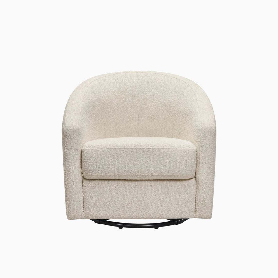 Babyletto Madison swivel glider in ivory boucle