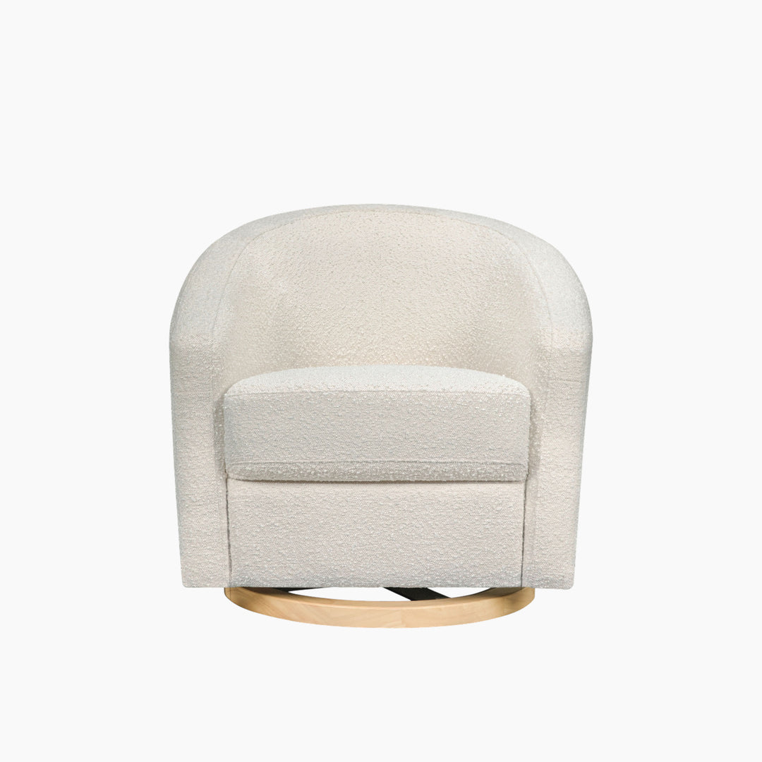 Babyletto Madison swivel glider in cane boucle
