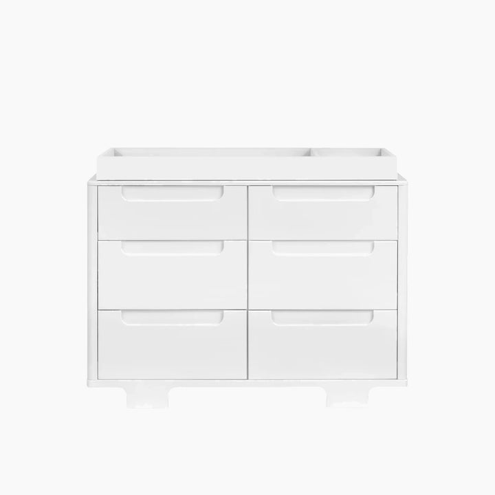 Babyletto Yuzu white 6-drawer dresser with arched feet