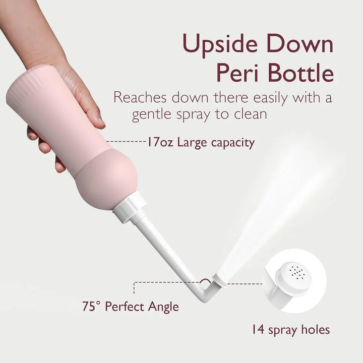 Momcozy Precise-pick Postpartum Recovery Kit with peri bottle, underwear, and cold pads