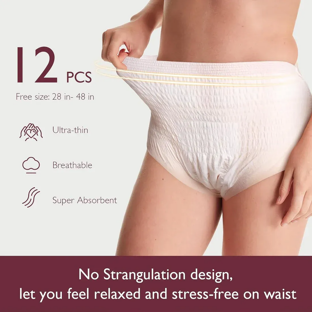 Momcozy Precise-pick postpartum recovery kit with peri bottle, underwear, and cold pads