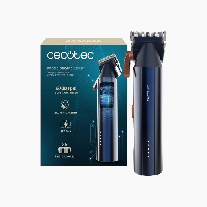 Cecotec PrecisionCare Expert hair clipper with aluminum body