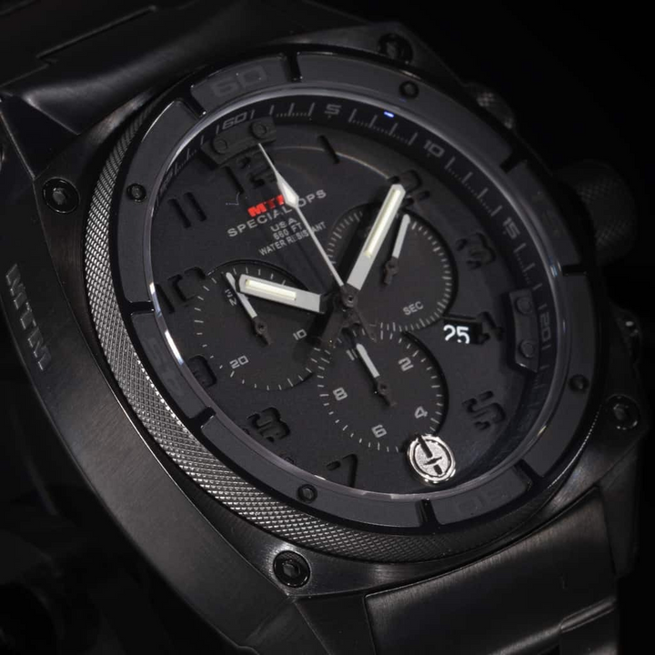 MTM Watches Predator Ii Blac and Black Titanium 44.5MM