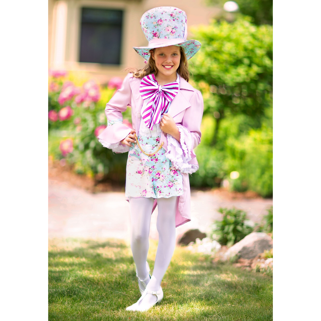 The Source Pretty Mad Hatter Girls Costume Set