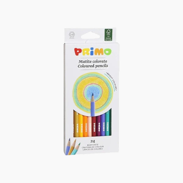 Primo Coloured Pencils 24 Hexagonal