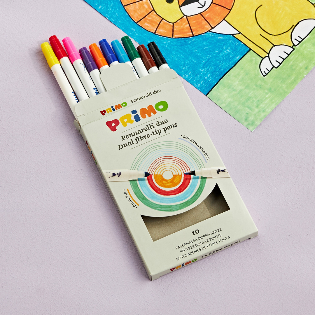 Primo Dual Fibre-Tip Pens