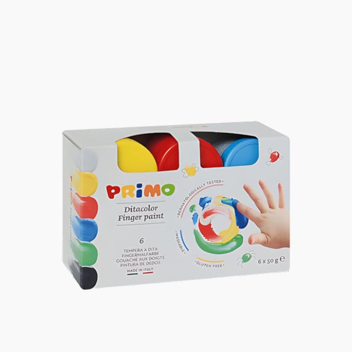 Primo Finger Paint 6 Colours