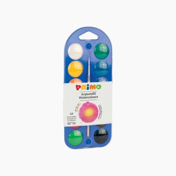 Primo Watercolour Tablets 12 Colours