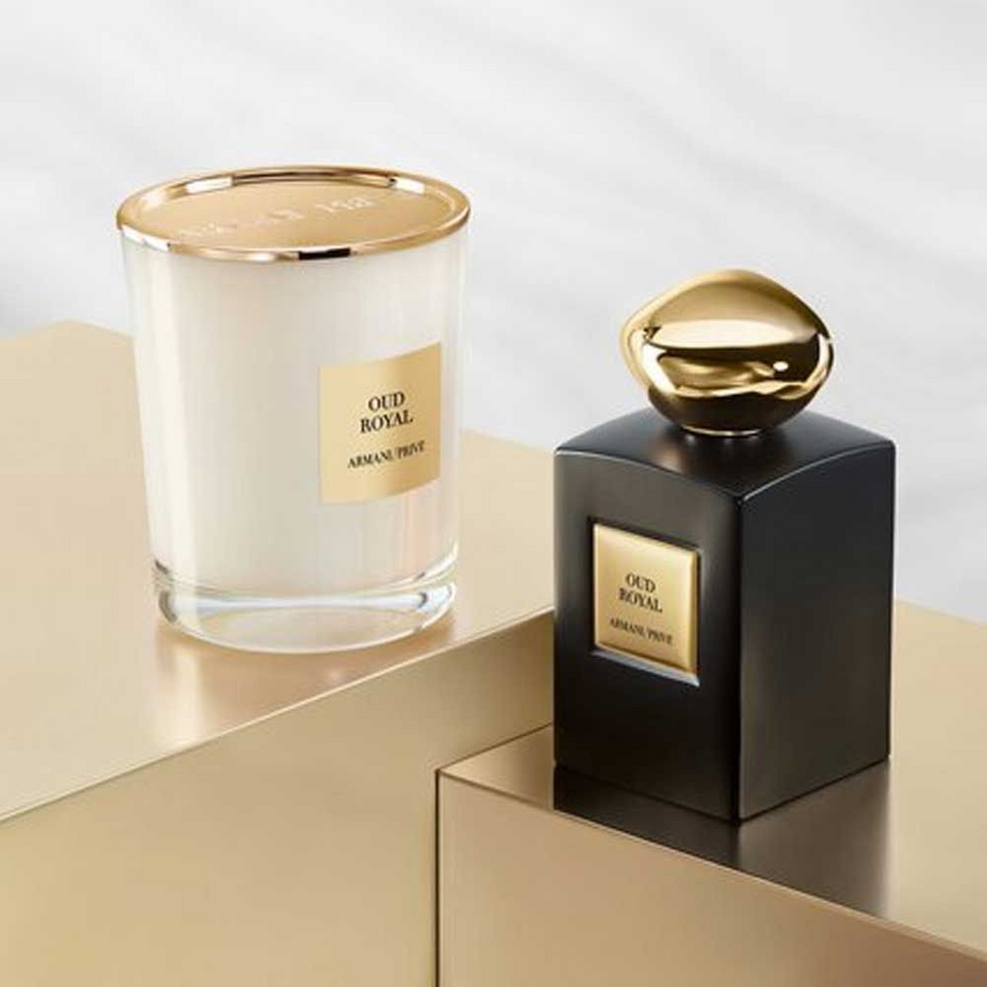 Armani Prive Oud Royal Candle 175G - HUNA