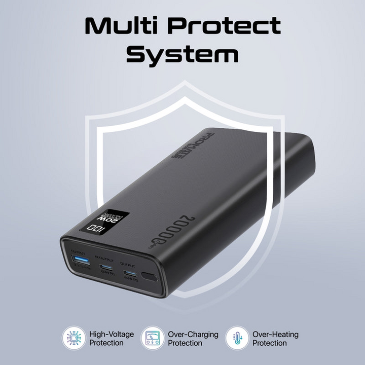 Promate Bolt-20PD Power Bank (Black)