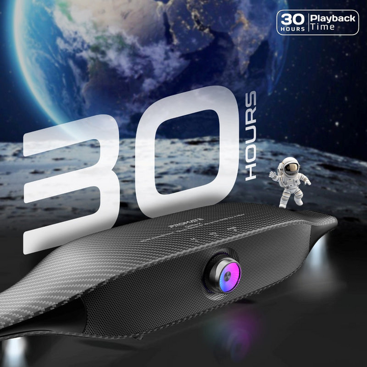 Promate Delta-X Wireless Speaker - Black Titanium