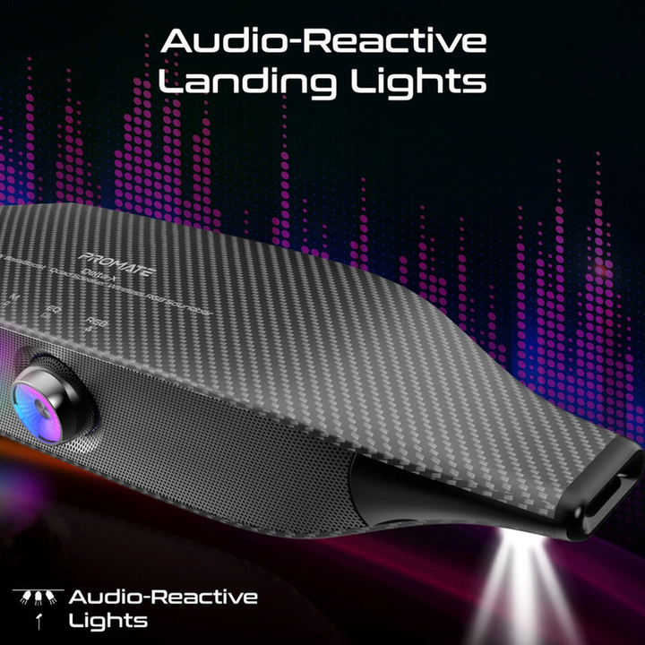 Promate Delta-X Wireless Speaker - Black Titanium