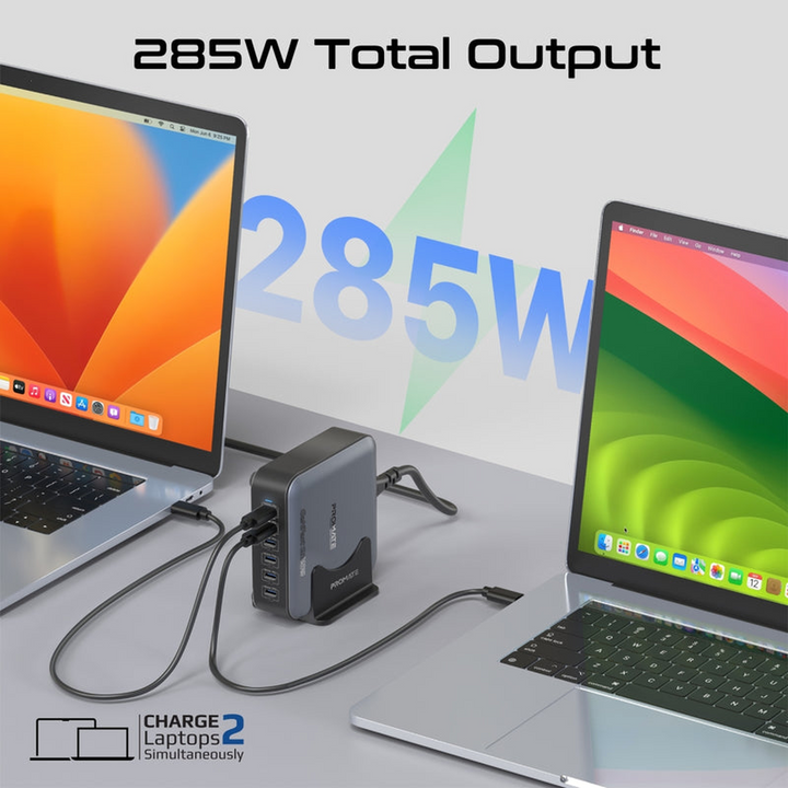 Promate PowerBase-GaN 285W Charging Station