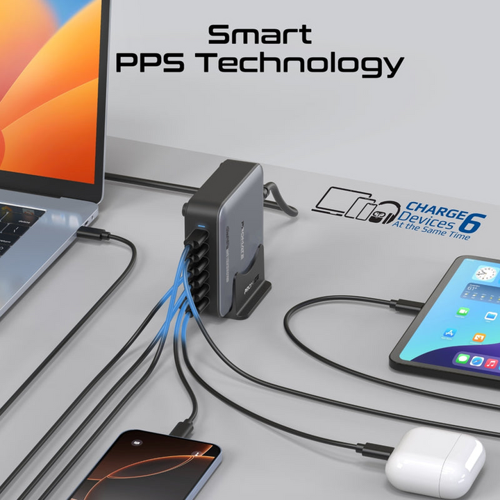 Promate PowerBase-GaN 285W Charging Station