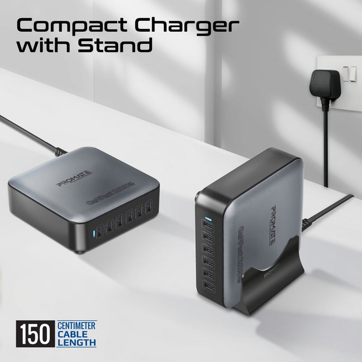 Promate PowerBase-GaN 285W Charging Station