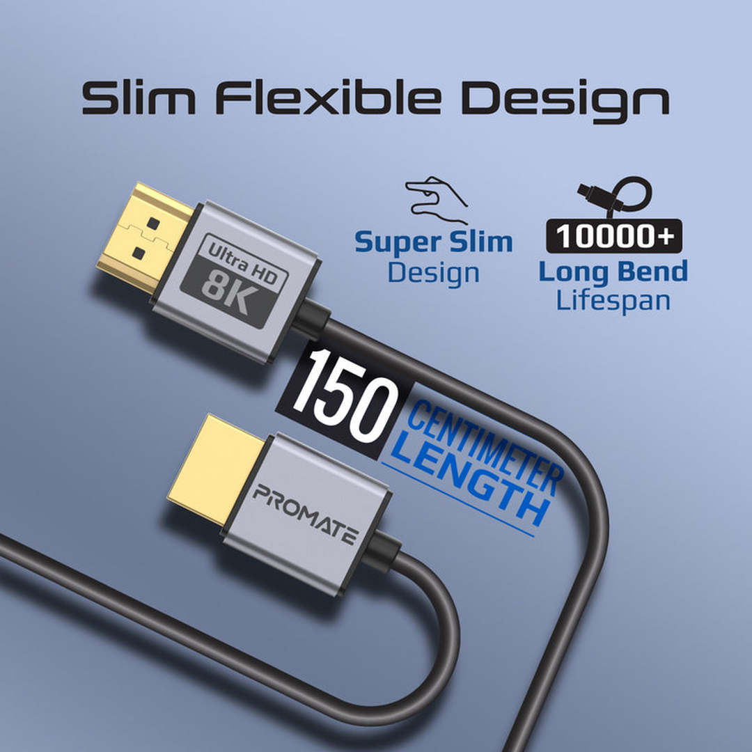 Promate PrimeLink8K HDMI Cable