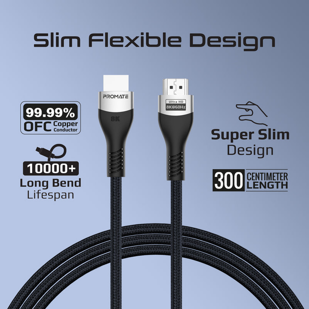 Promate PrimeLink8K HDMI Cable