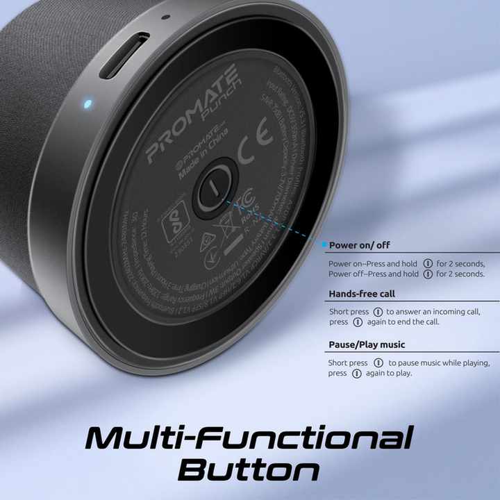 Promate Punch Bluetooth Speaker