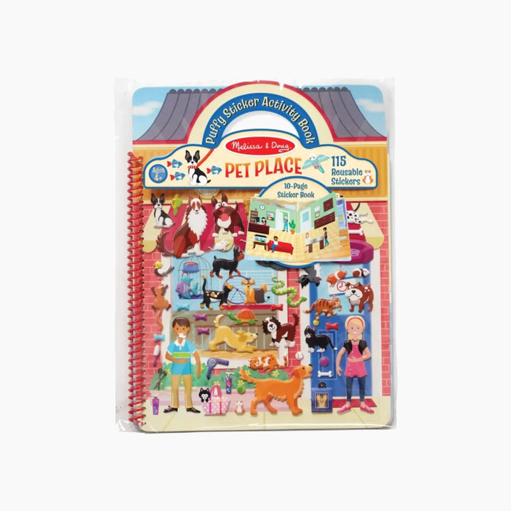 Melissa &amp; Doug Puffy Sticker Activity Book - HUNA