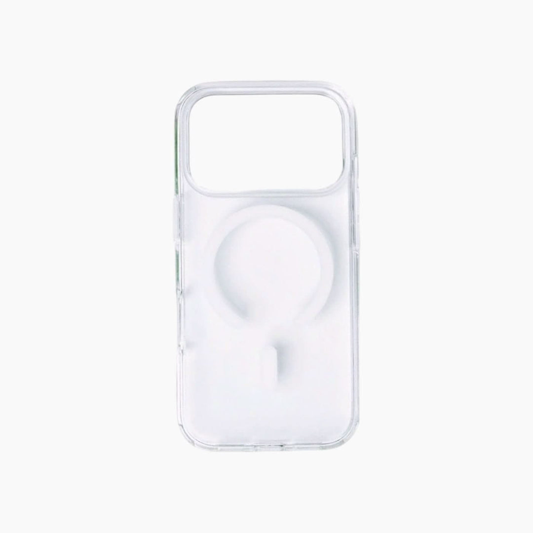 iPhone 17 Air textured leather-like clear case