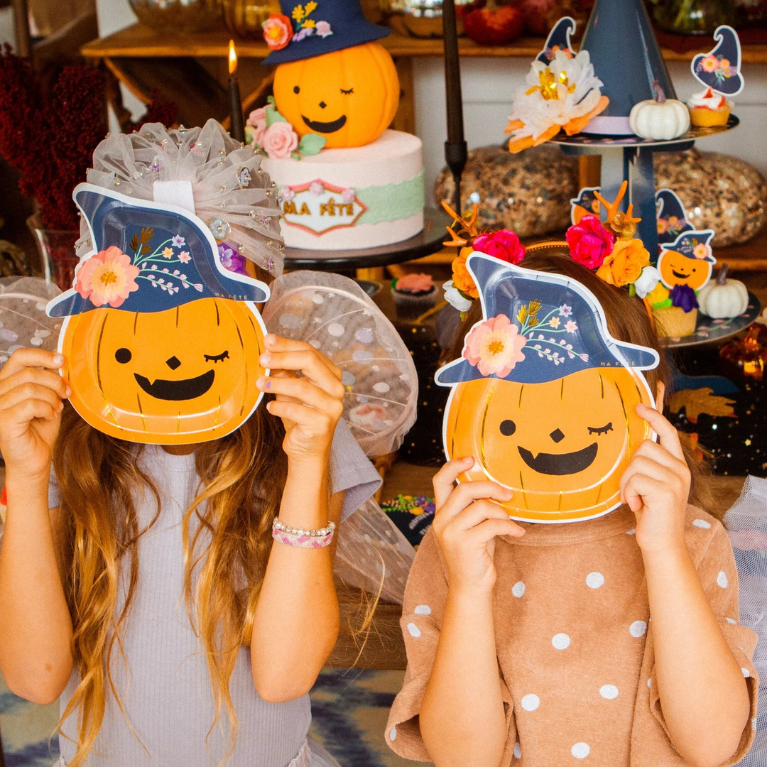 Ma Fete Pumpkin Dessert Plates - Set of 8