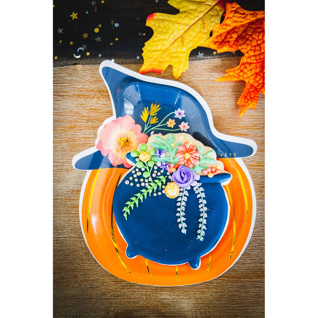 Ma Fete Pumpkin Dessert Plates - Set of 8