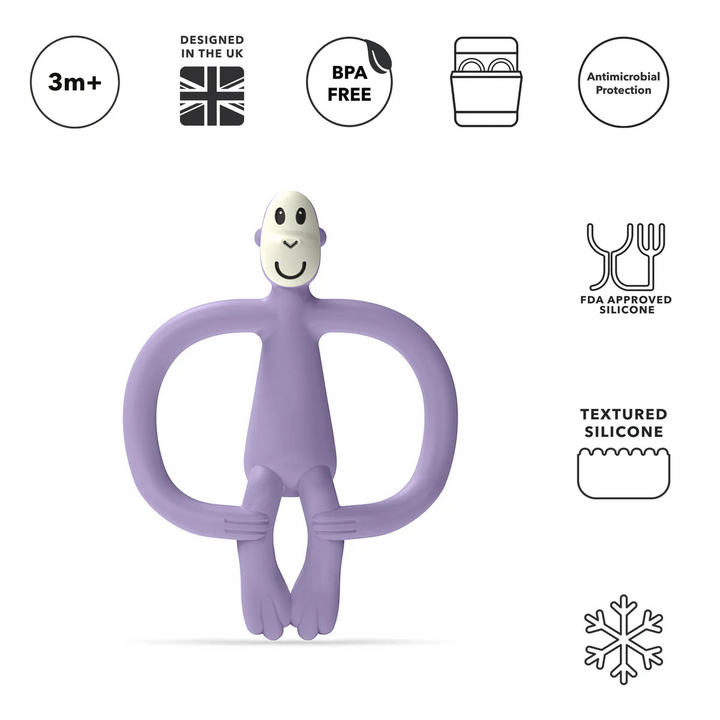 Matchstick Monkey Teether with BioCote® Antimicrobial Protection